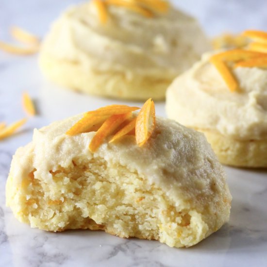 Gluten-Free Vegan Orange Cookies