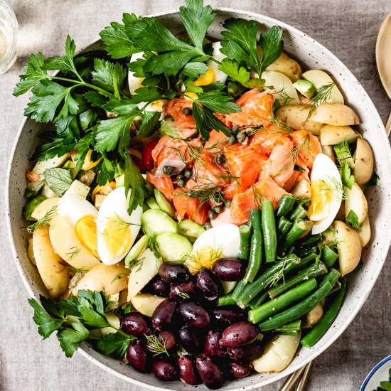 Salmon Nicoise Salad