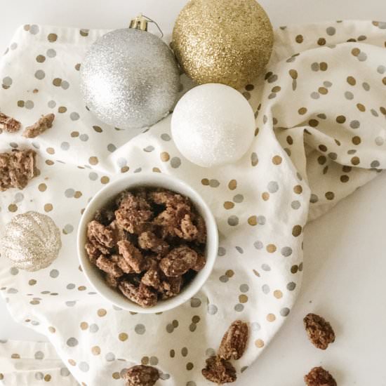 Chai Spiced Candied Pecans