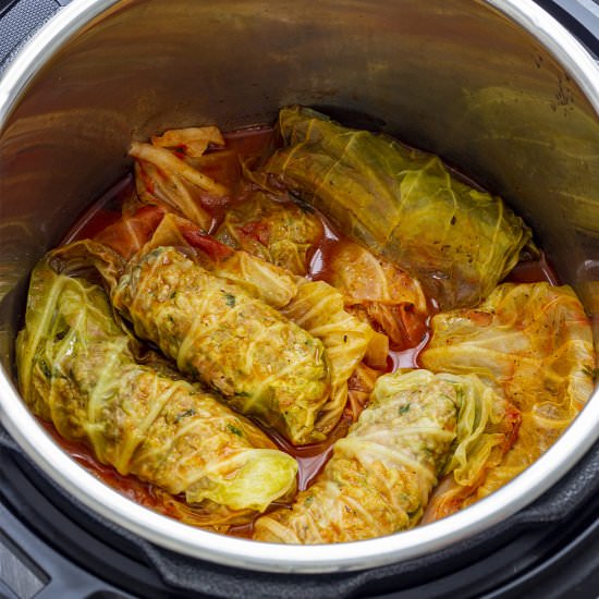 instant pot stuffed cabbage rolls