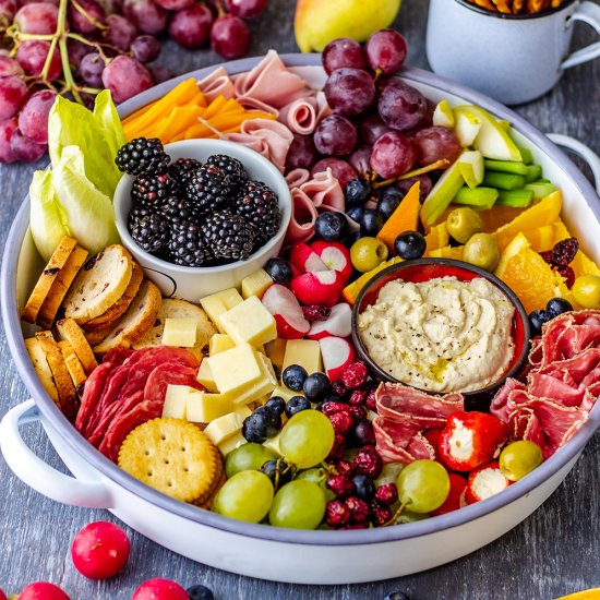 winter cheese board