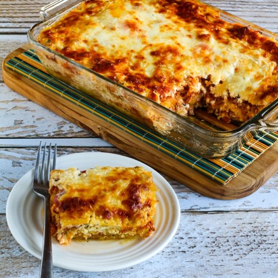 Spaghetti Squash Mock Lasagna