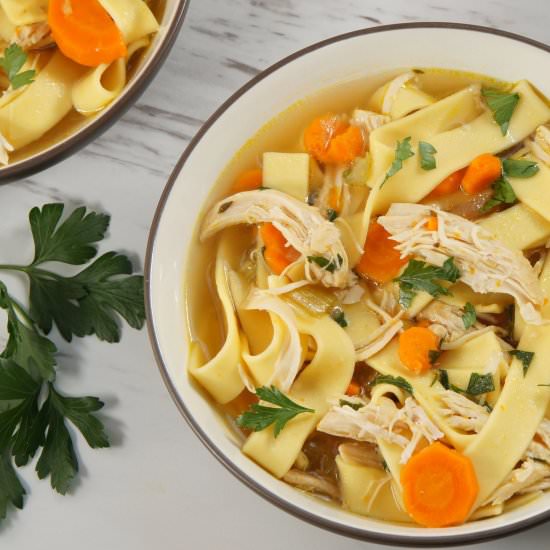 Instant Pot Chicken Noodle Soup