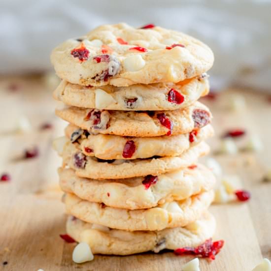 White Chocolate Cranberry Cookies