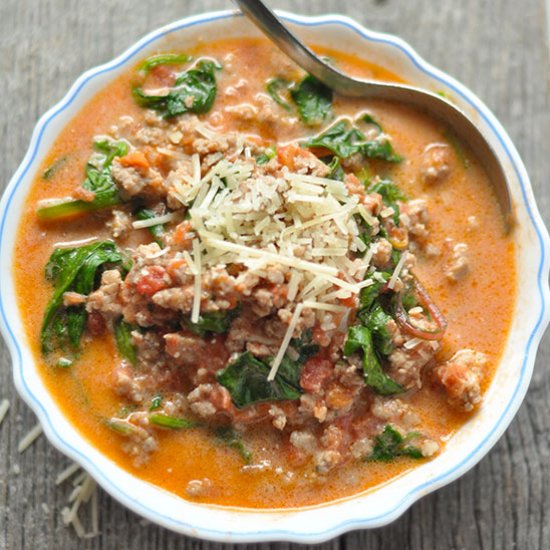 Creamy Sausage and Rotel Soup