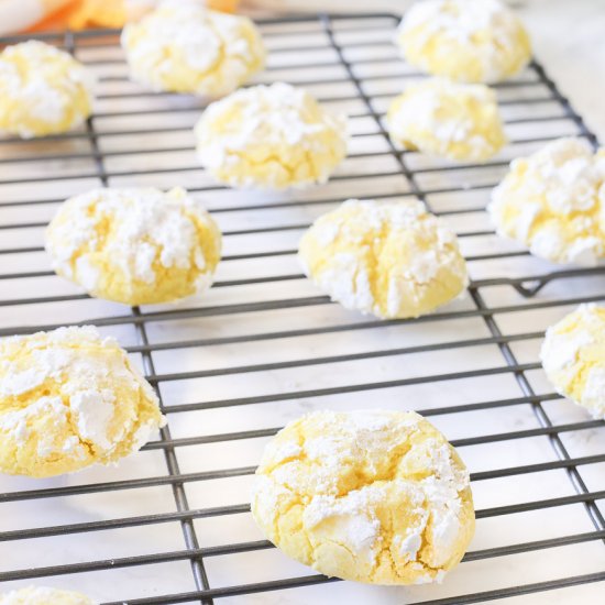 Gluten-Free Lemon Crinkle Cookies