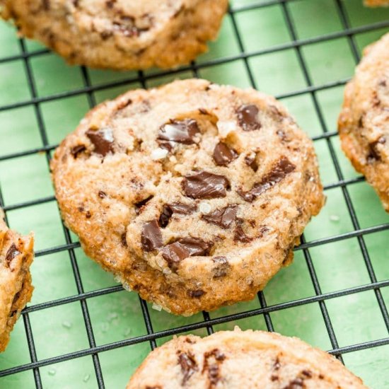 Chocolate Chunk Shortbread Cookies