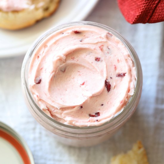 Whipped Cranberry Honey Butter