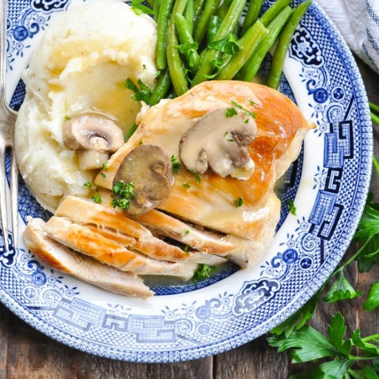 Crock Pot Chicken and Mushrooms