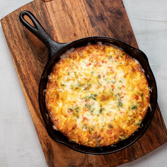 Cheesy Baked Sausage Frittata