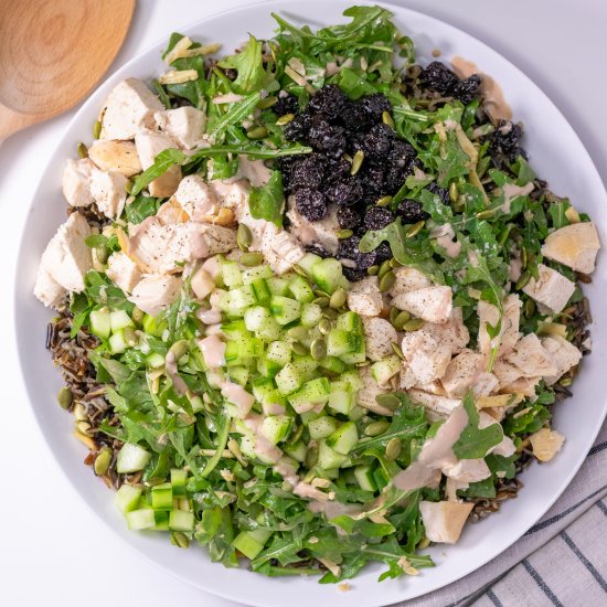 Wild Rice & Arugula Salad