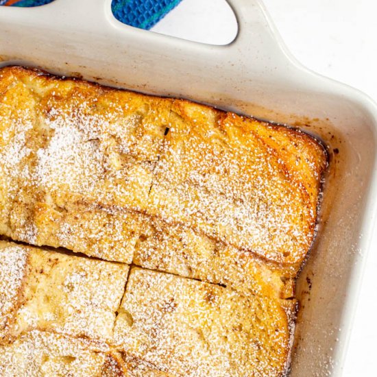 Overnight French toast casserole