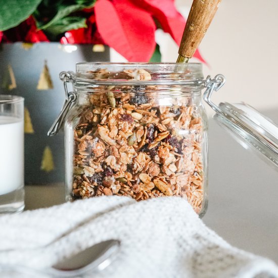 Jingle Bell Granola