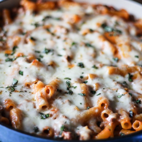 Creamy Baked Ziti