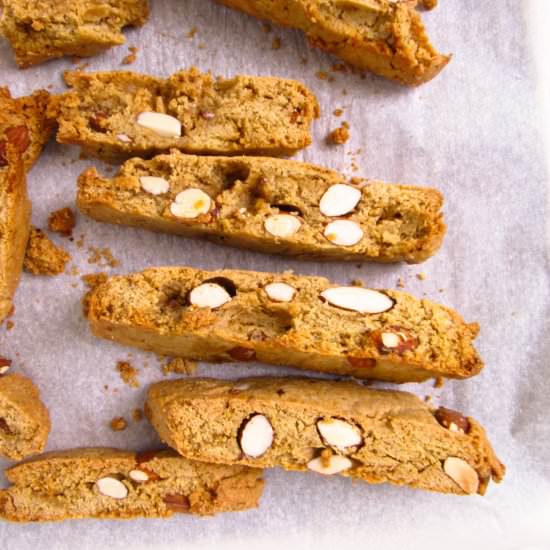 Cardamom + Almond Biscotti