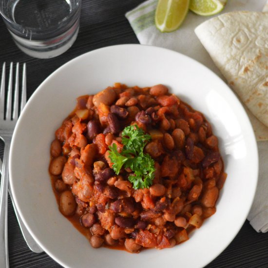 Mixed Bean Chilli