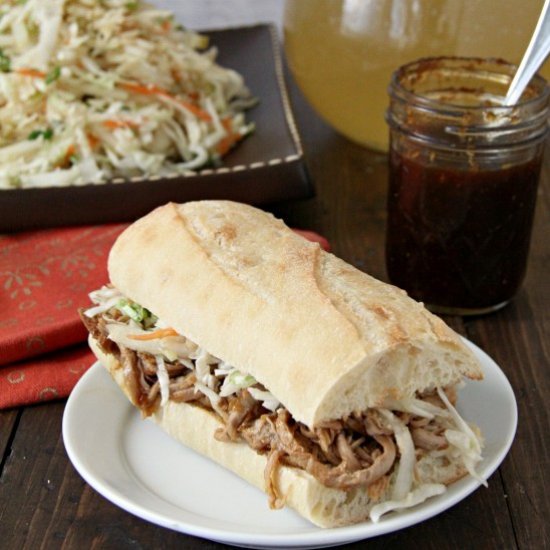 Korean BBQ Pork Sandwich