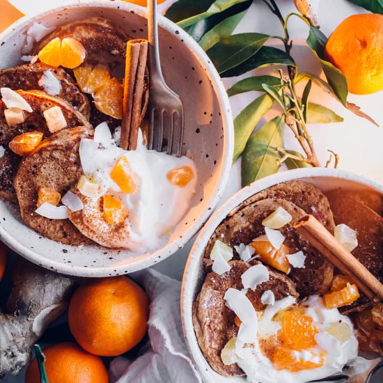 gingerbread pancakes