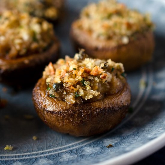 Stuffed Mushrooms with Brie