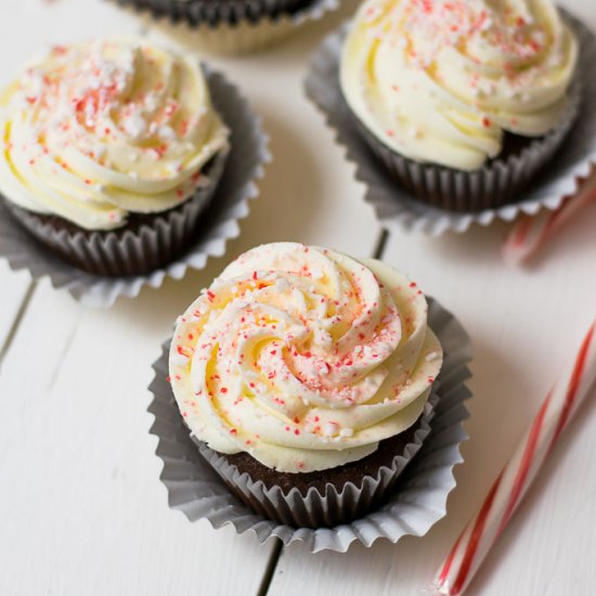 Chocolate Peppermint Cupcakes