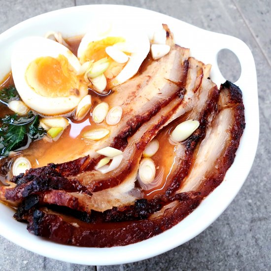 Korean Ramen with Belly Pork