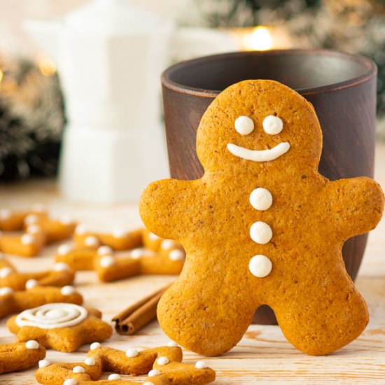 Vegan Gingerbread Men