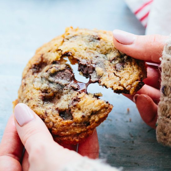 Chocolate Toffee Chunk Cookies