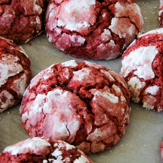 Red Velvet Christmas Cookies