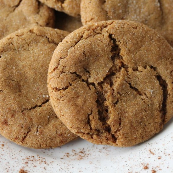 Pumpkin Ginger Molasses Cookies