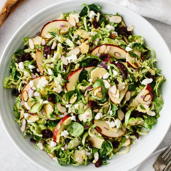 Shaved Brussels Sprouts Salad