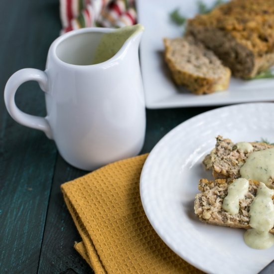 Salmon Loaf with Dill Sauce