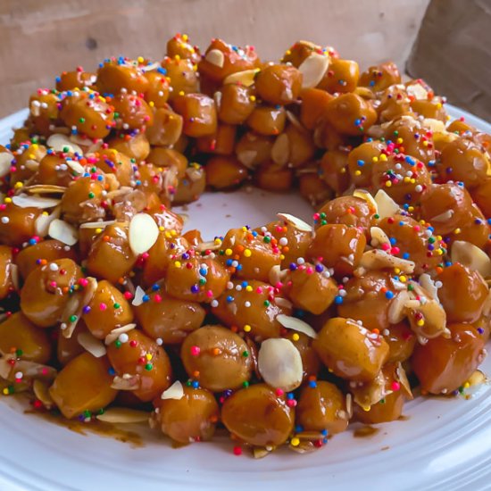 Struffoli (Italian honey balls)