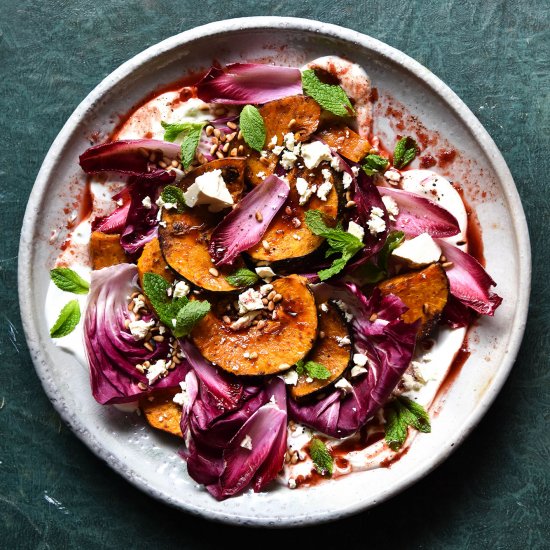 Spiced pumpkin salad