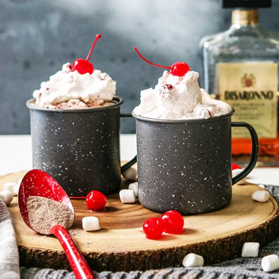 Grown Up Cherry Hot Chocolate