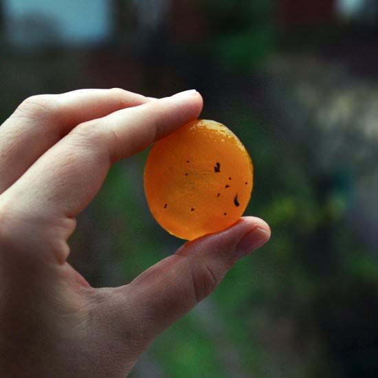 Salt cured egg yolks