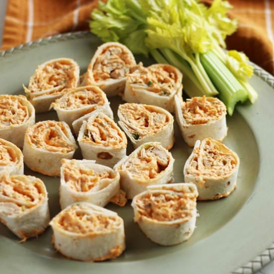 Buffalo Chicken Pinwheels