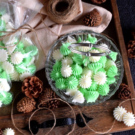 Christmas Peppermint Rosettes