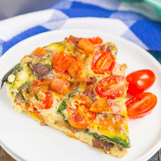 Bacon and Tomato Frittata