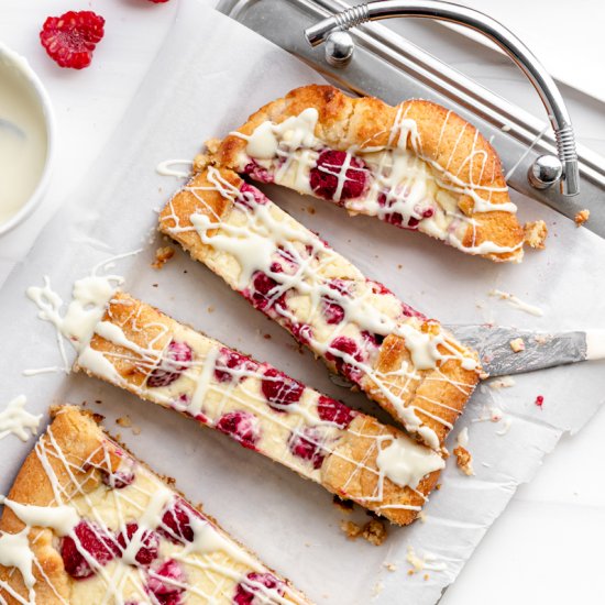 Flaky Keto Raspberry Danish