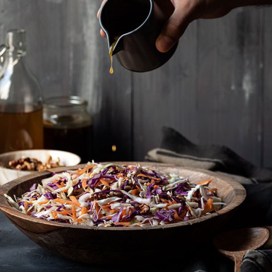 Greek cabbage salad (Lahanosalata)