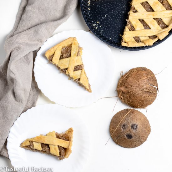 Caribbean Coconut Tart