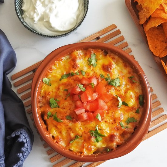 Leftover Turkey Queso Fundido