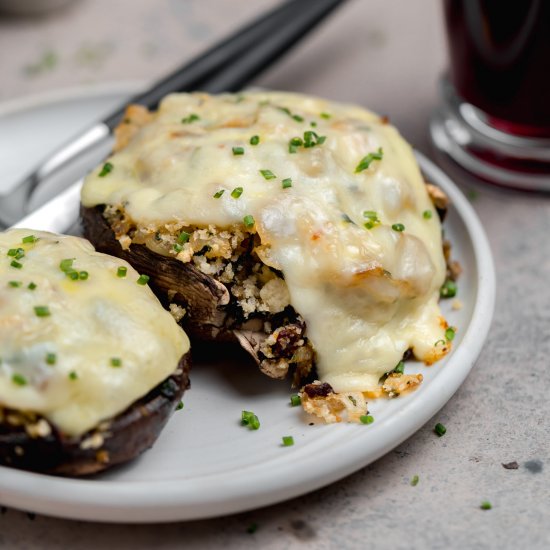 stuffed portobello mushrooms