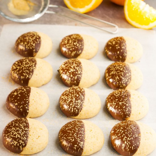 Chocolate orange cookies