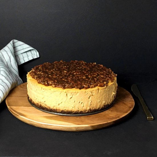 Pumpkin Pecan Cheesecake