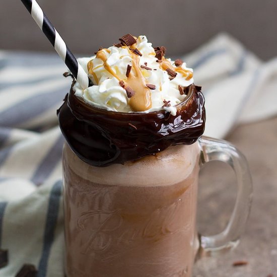 Peanut Butter Chocolate Milkshake