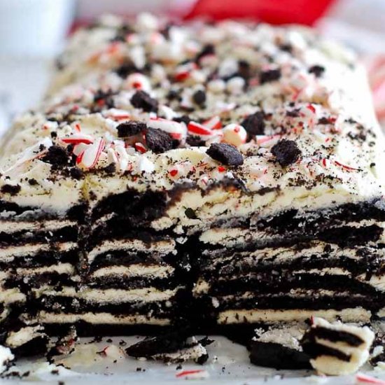 Chocolate & Peppermint Icebox Cake