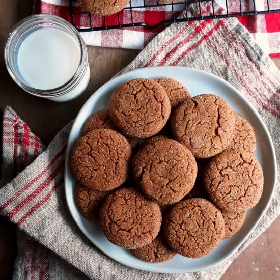 Old-Fashioned Ginger Snaps