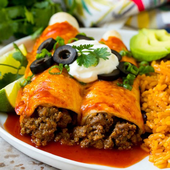 Beef Enchiladas