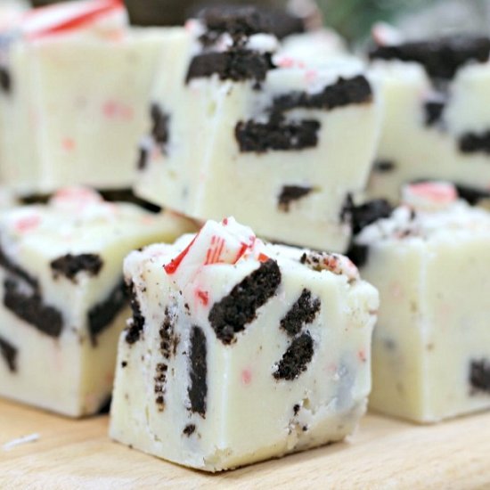 White Chocolate Oreo Fudge